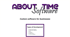 Desktop Screenshot of abouttimesoftware.com