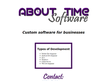 Tablet Screenshot of abouttimesoftware.com